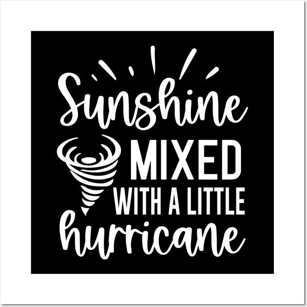 Sunshine Mixed With A Little Hurricane Wall Art by Dojaja